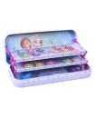 Frozen Makeup Tin with 3 Folding Trays